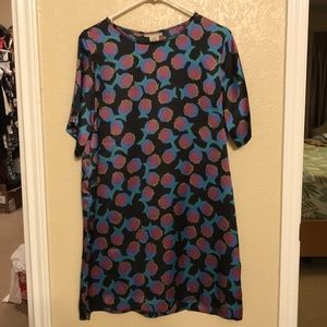 Geometric Black Dress